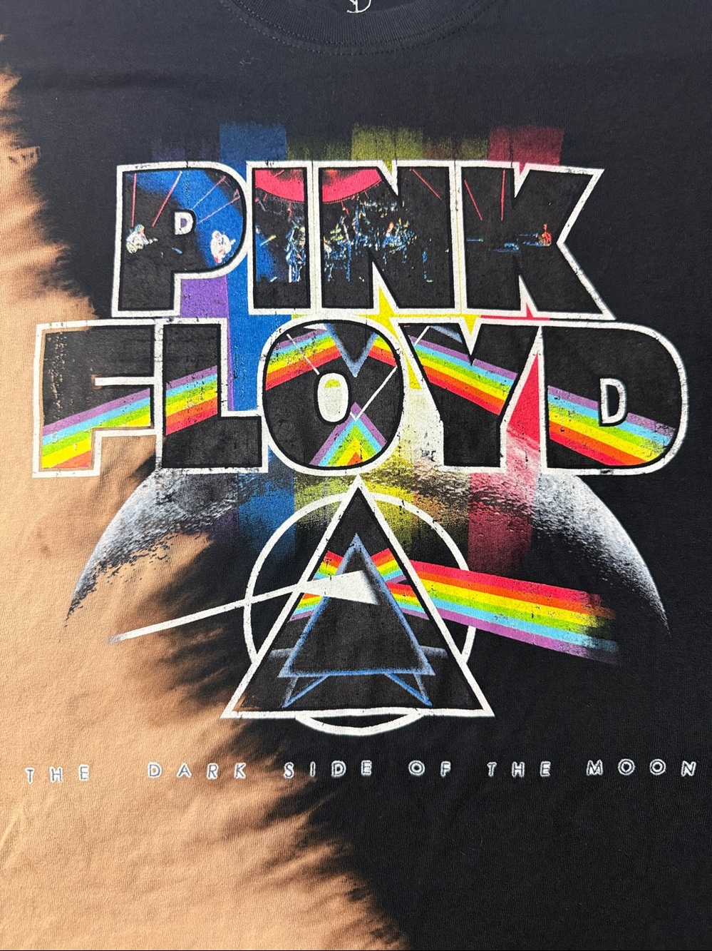 Pink Floyd Cropped Band Tee Size: L